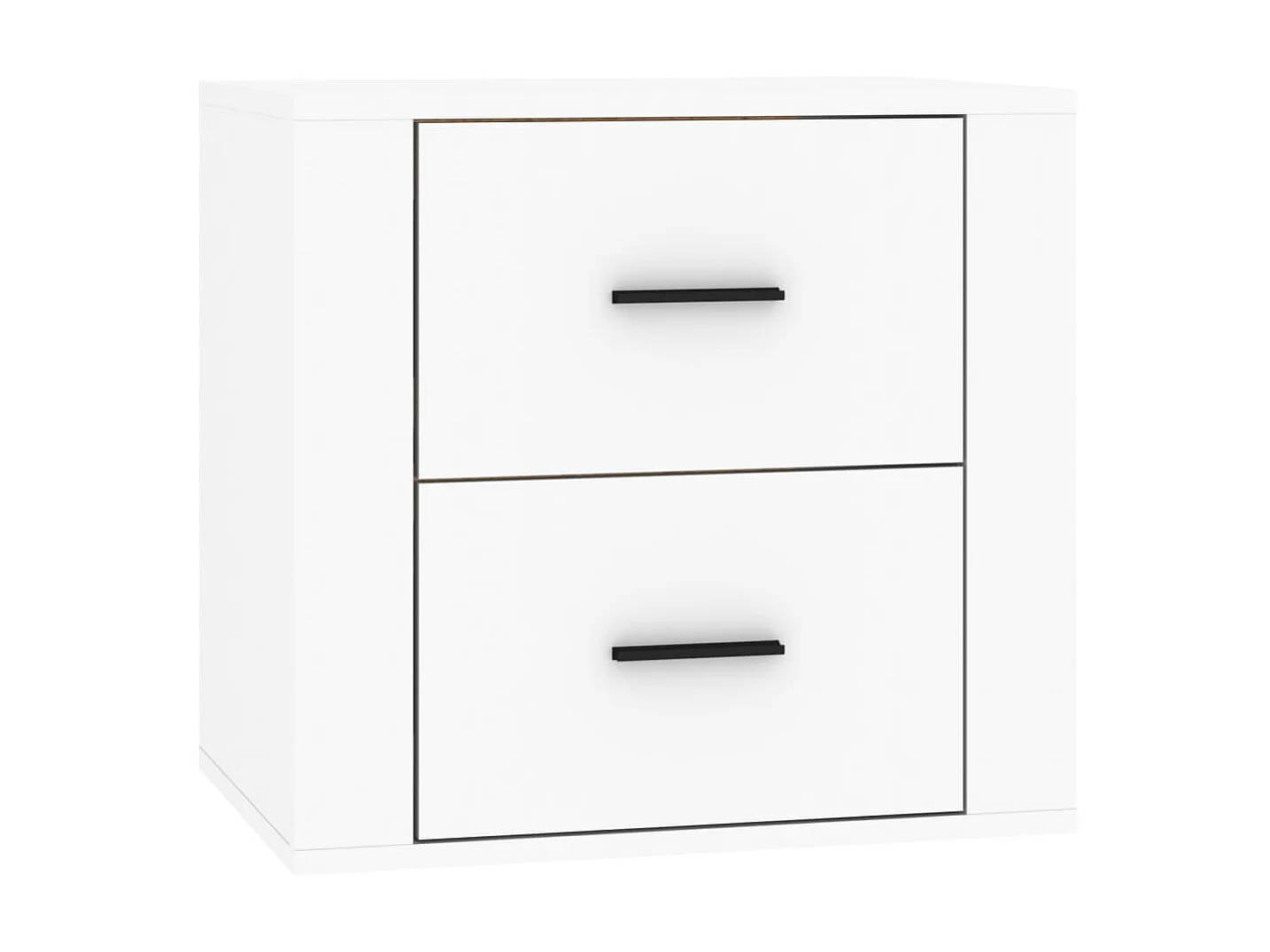 Table de chevet murale Blanc 50x36x47 cm KEFWE93059