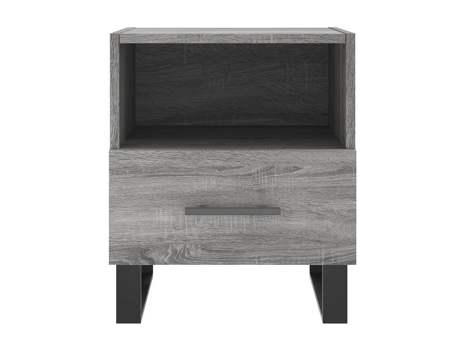 Mesa cabeceira 40x35x47,5 cm derivados madeira sonoma cinza PT88965