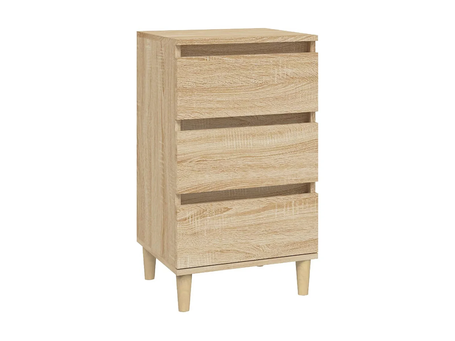 Table de chevet chêne sonoma 40x35x70 cm bois d'ingénierie KEFWE33405