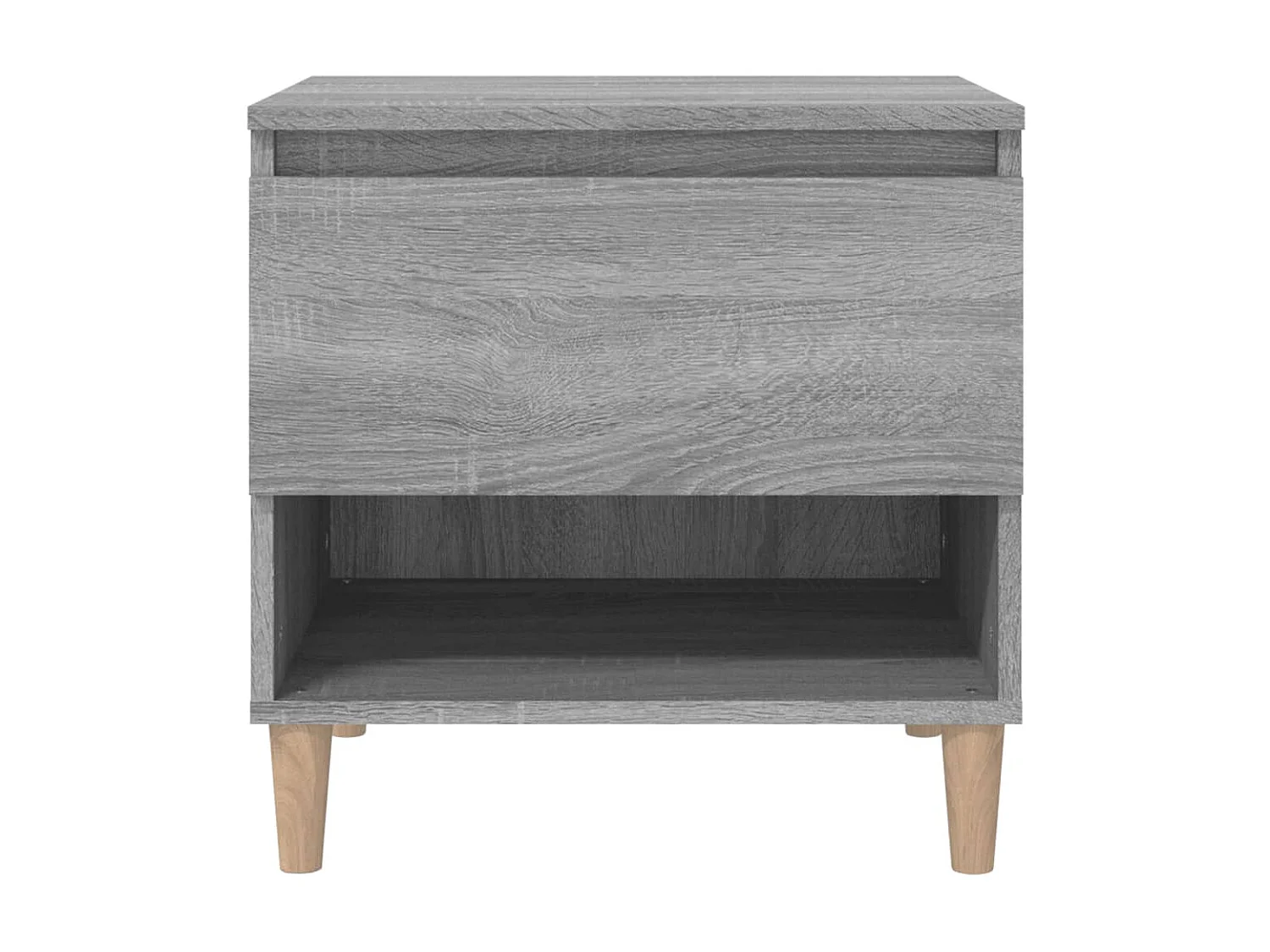 Table de chevet Sonoma gris 50x46x50 cm Bois d'ingénierie KEFWE76543
