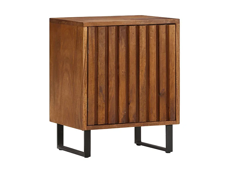 Table de chevet 40x30x50 cm Bois de manguier massif KEFWE46313