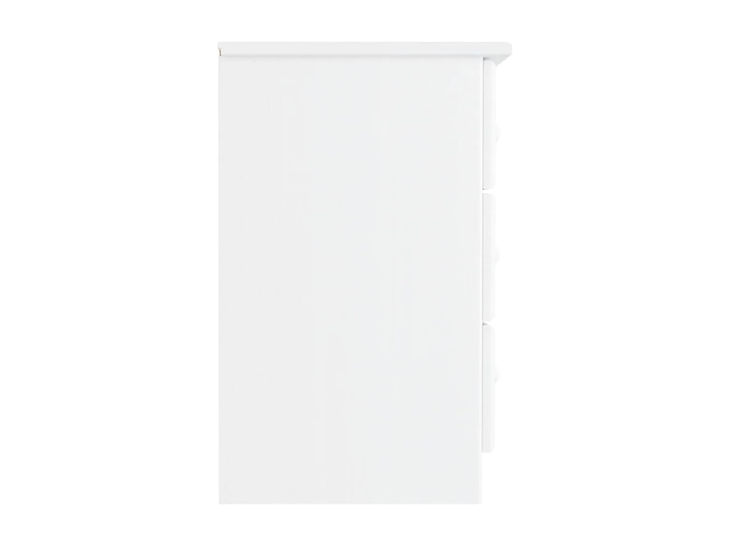 Mesa de cabeceira ALTA 41x35x55,5 cm pinho maciço branco PT87996