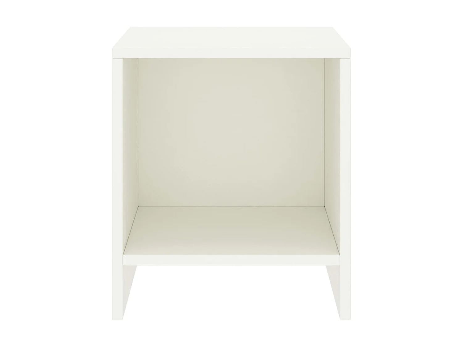 Mesa de cabeceira 35x30x40 cm madeira de pinho maciça branco PT70894