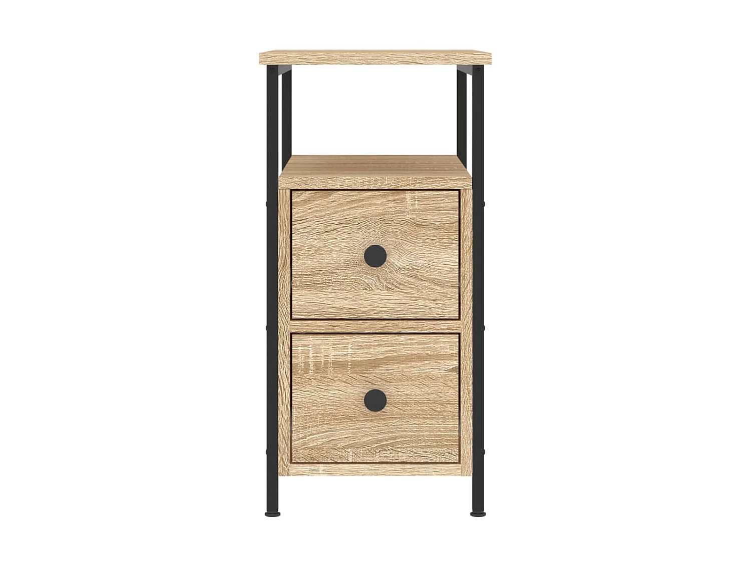 Mesa de cabeceira 30x60x60 cm derivados madeira carvalho sonoma PT18304