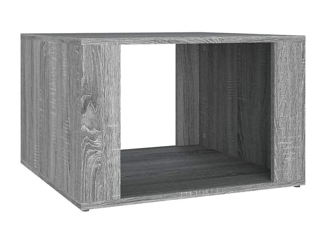 Mesita de noche madera contrachapada gris Sonoma 57x55x36 cm ES17310