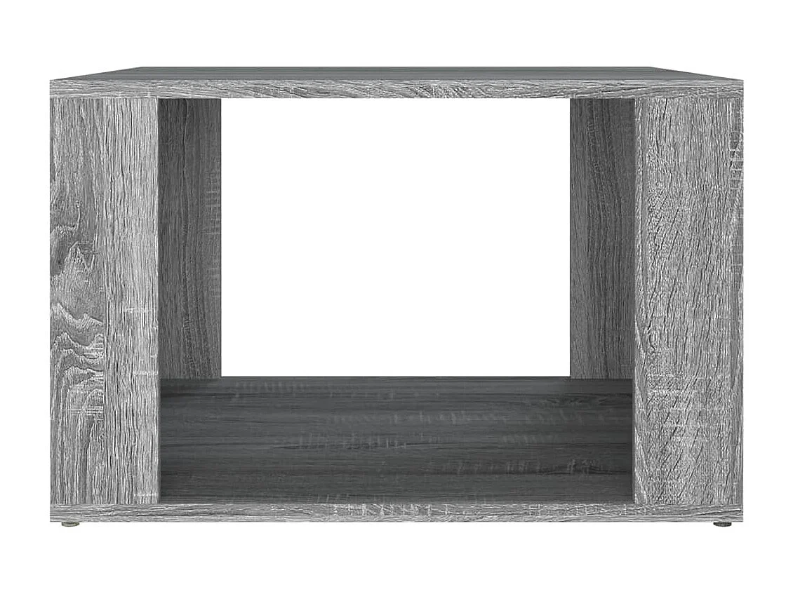 Mesita de noche madera contrachapada gris Sonoma 57x55x36 cm ES17310