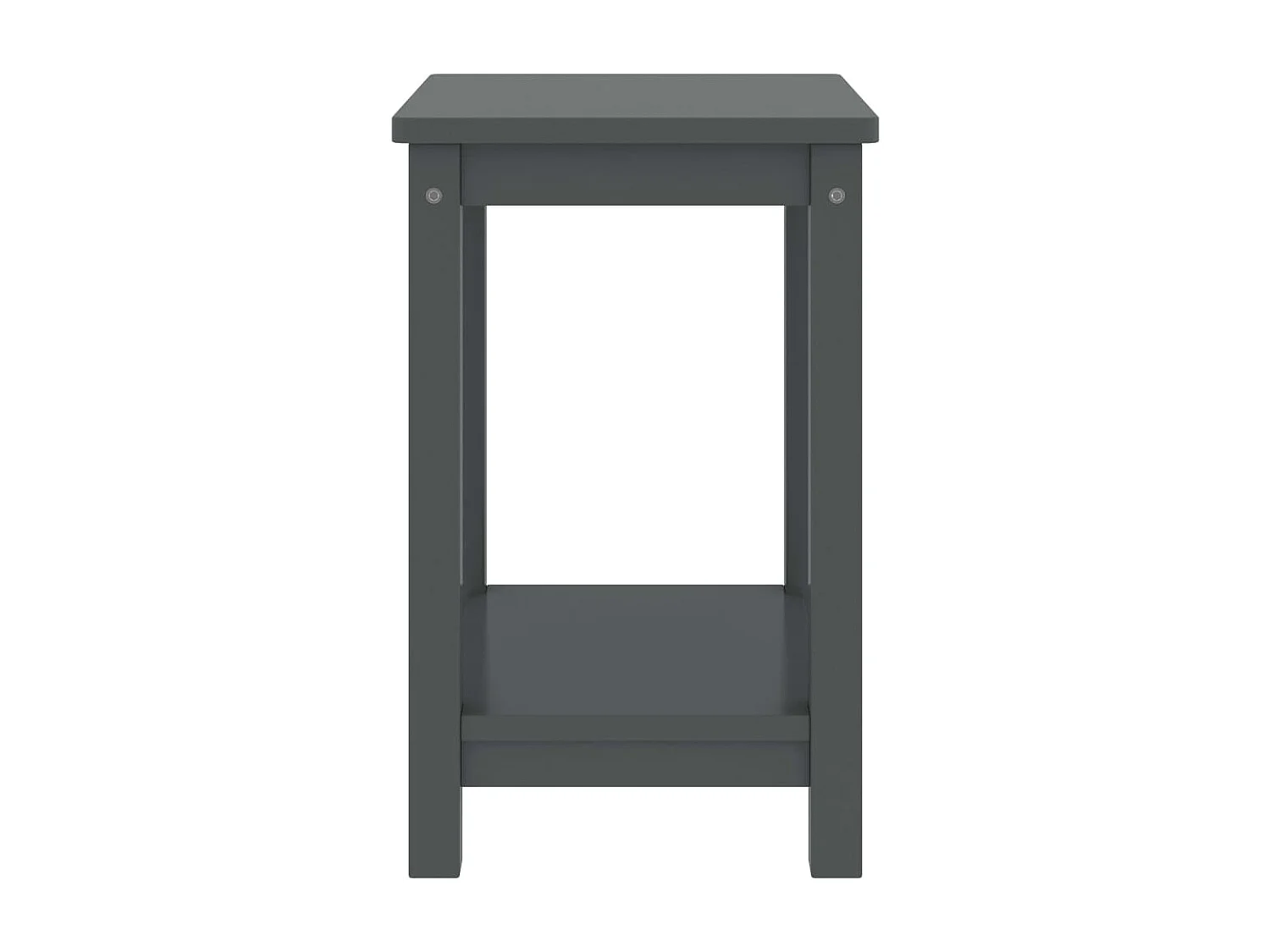 Table de chevet Gris foncé 35x30x47 cm Bois de pin massif KEFWE51174