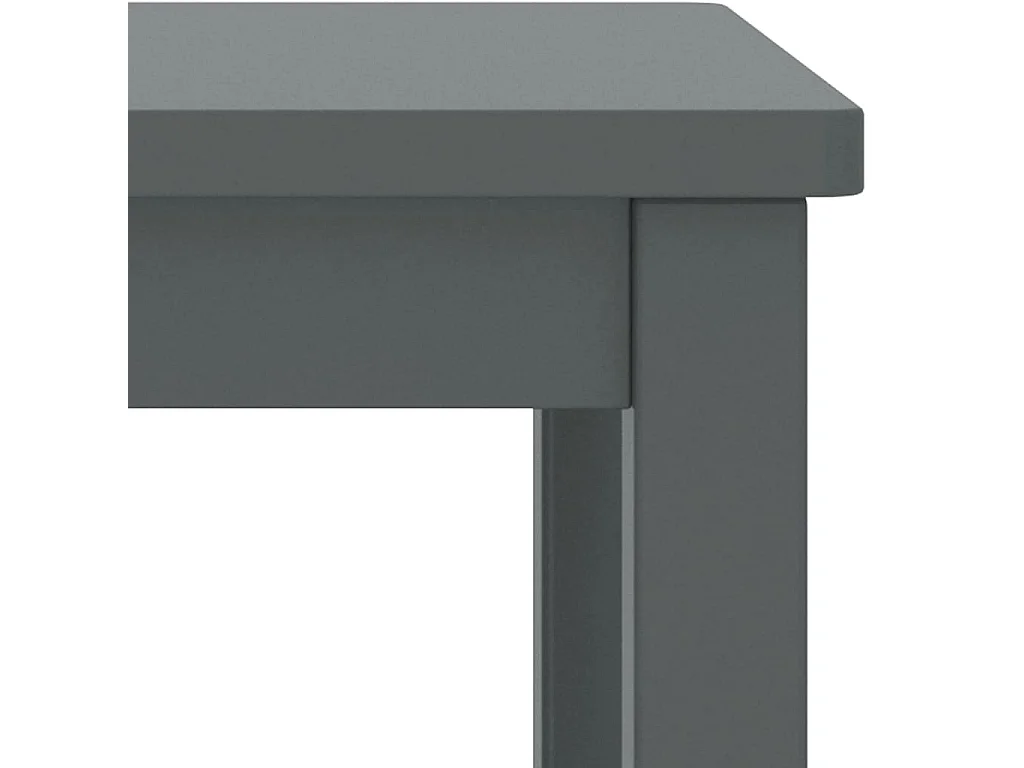 Table de chevet Gris foncé 35x30x47 cm Bois de pin massif KEFWE51174