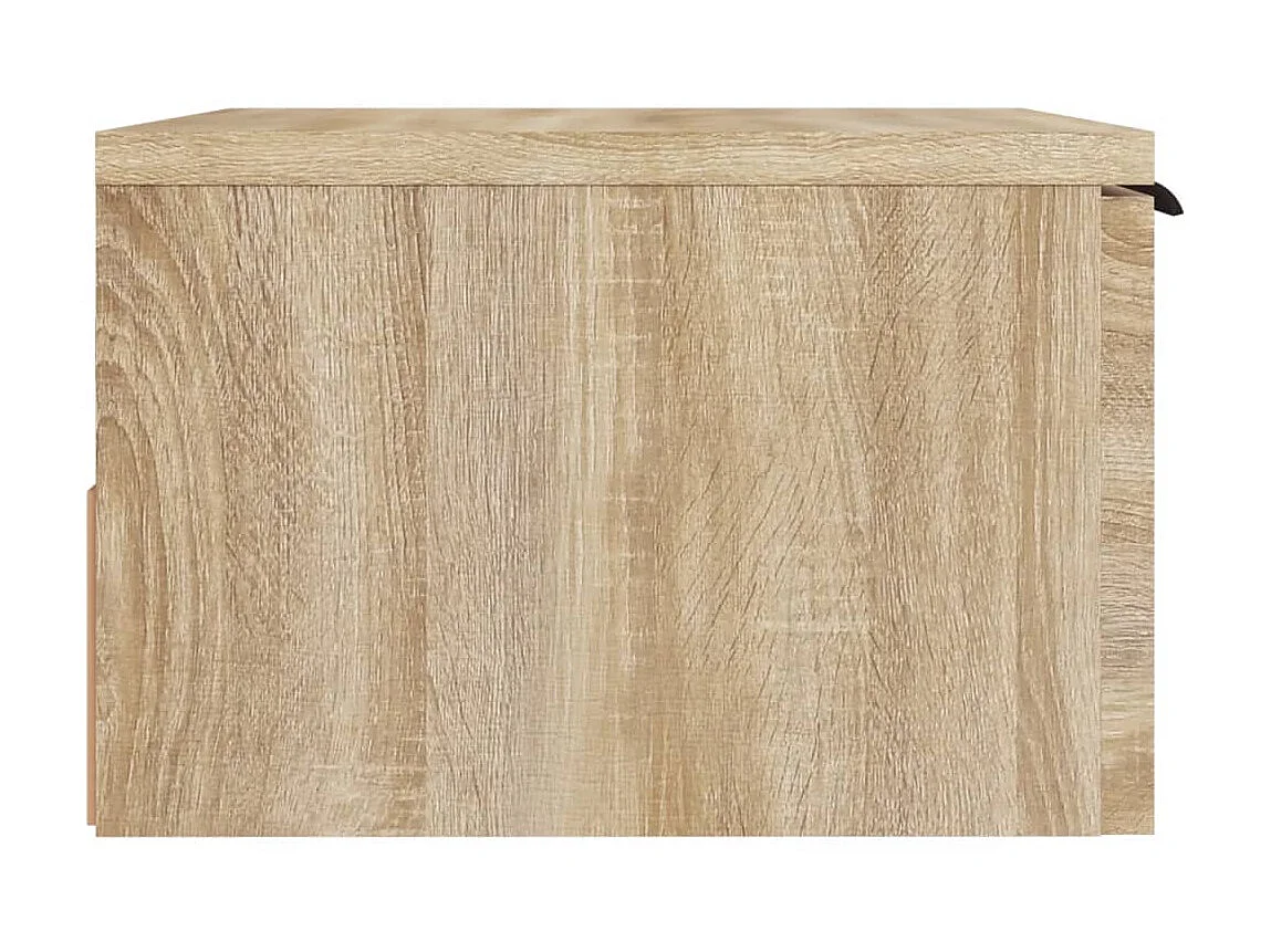 Mesa de cabeceira montagem na parede 34x30x20 cm cor sonoma PT76559