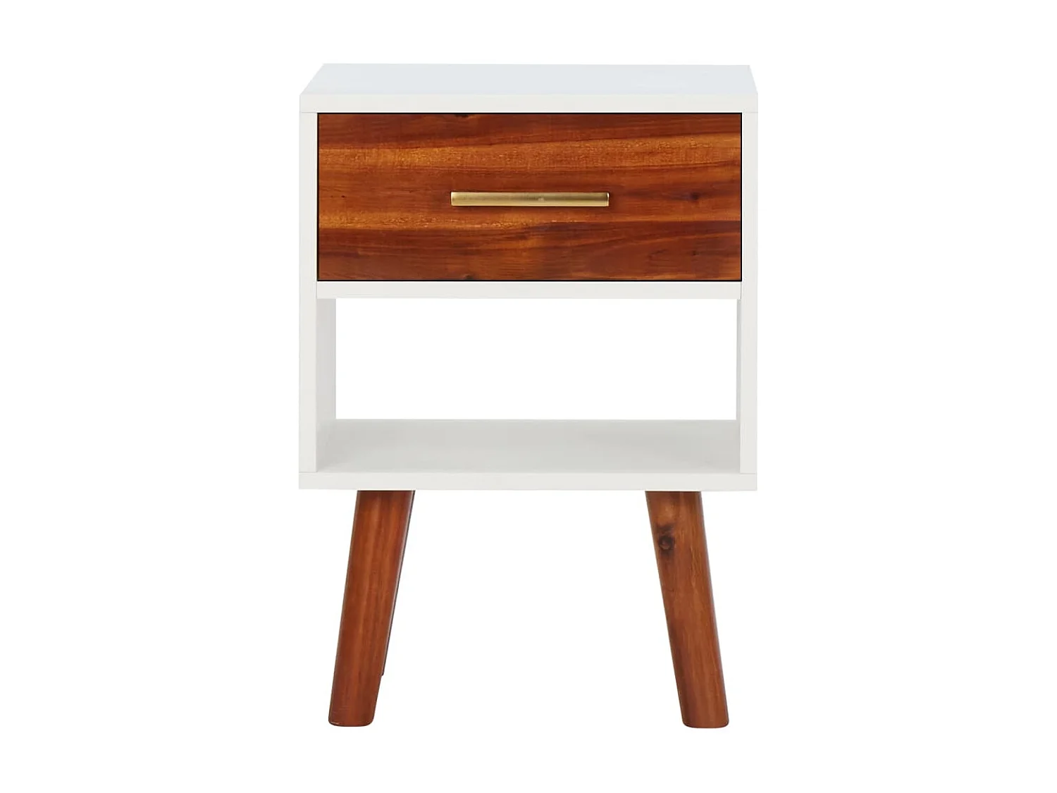 Mesas de cabeceira 2 pcs 40x30x57 cm madeira de acácia maciça PT61698