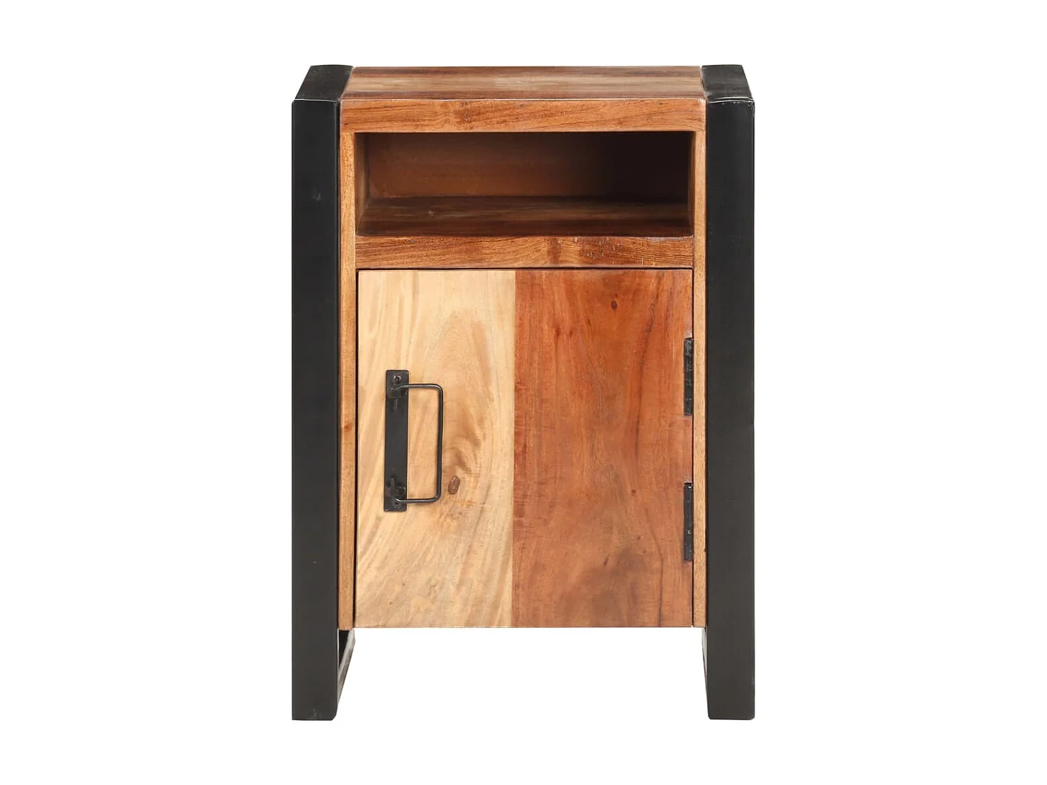 Nachtkast 40x35x55 cm massief acaciahout met sheesham afwerking NL90909