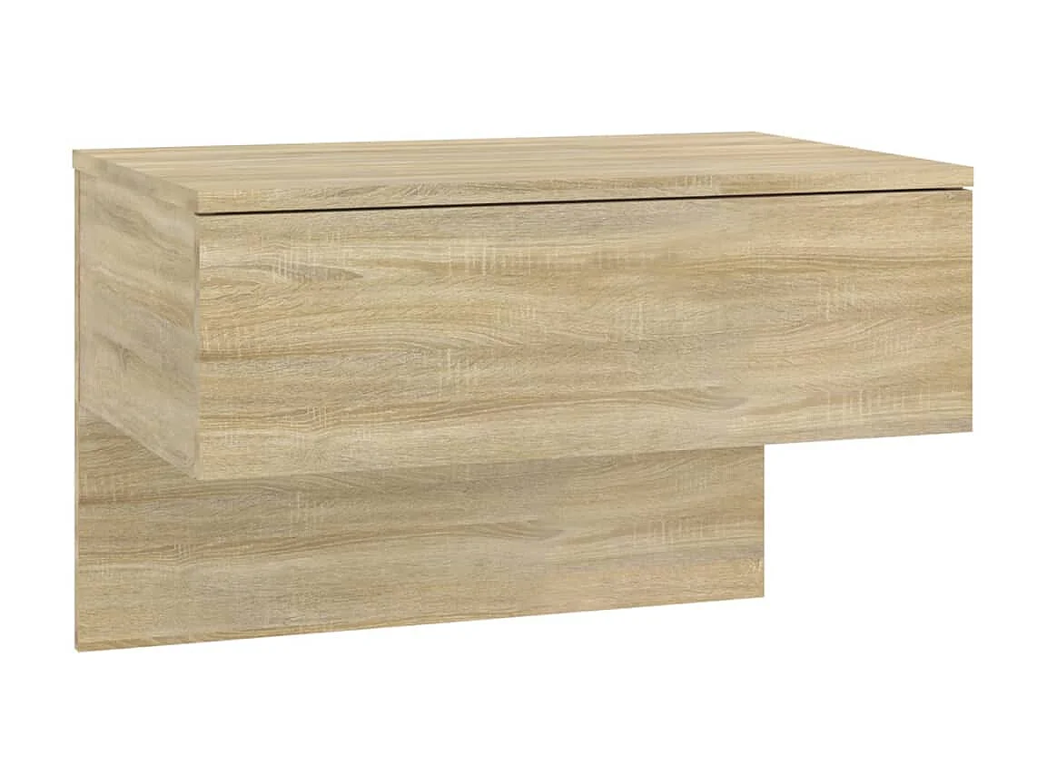 Table de chevet murale Chêne sonoma KEFWE43618