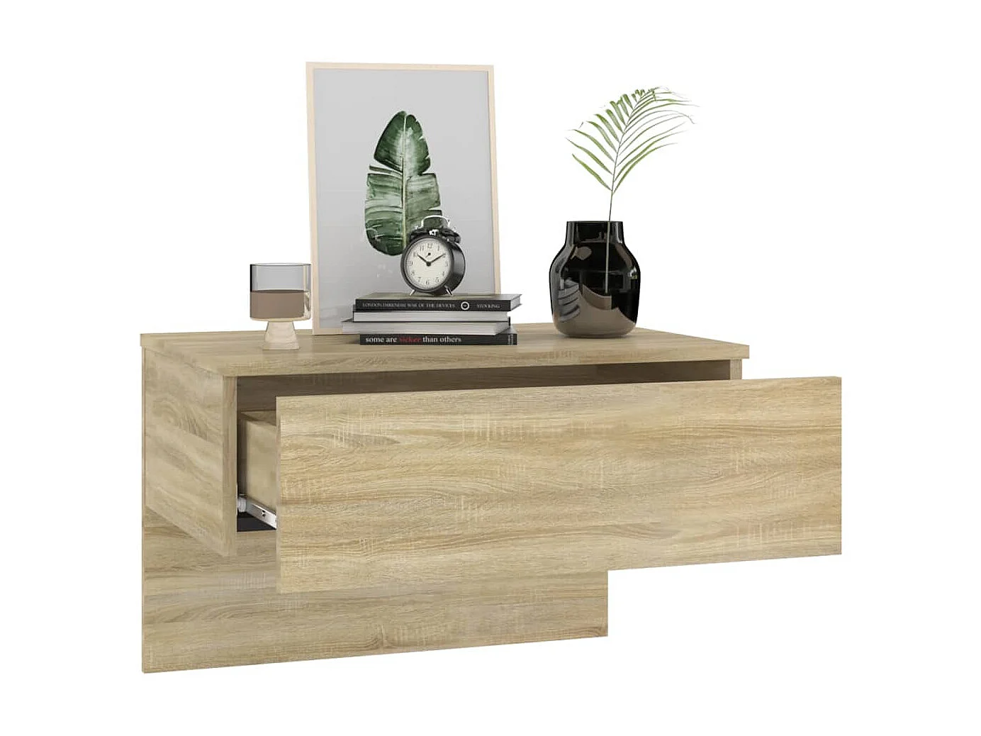 Table de chevet murale Chêne sonoma KEFWE43618