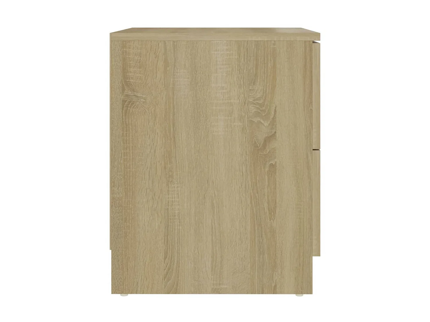 Mesita de noche madera de ingeniería roble Sonoma 40x40x50 cm ES67465