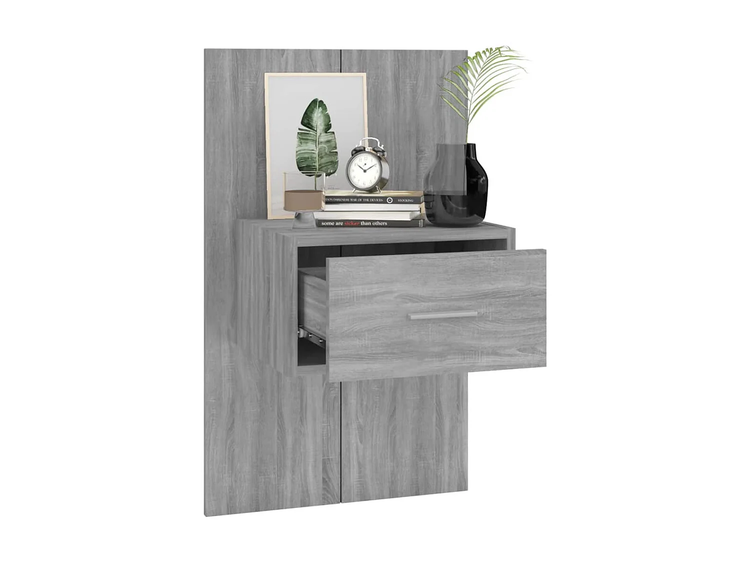 Table de chevet murale Sonoma gris KEFWE38769