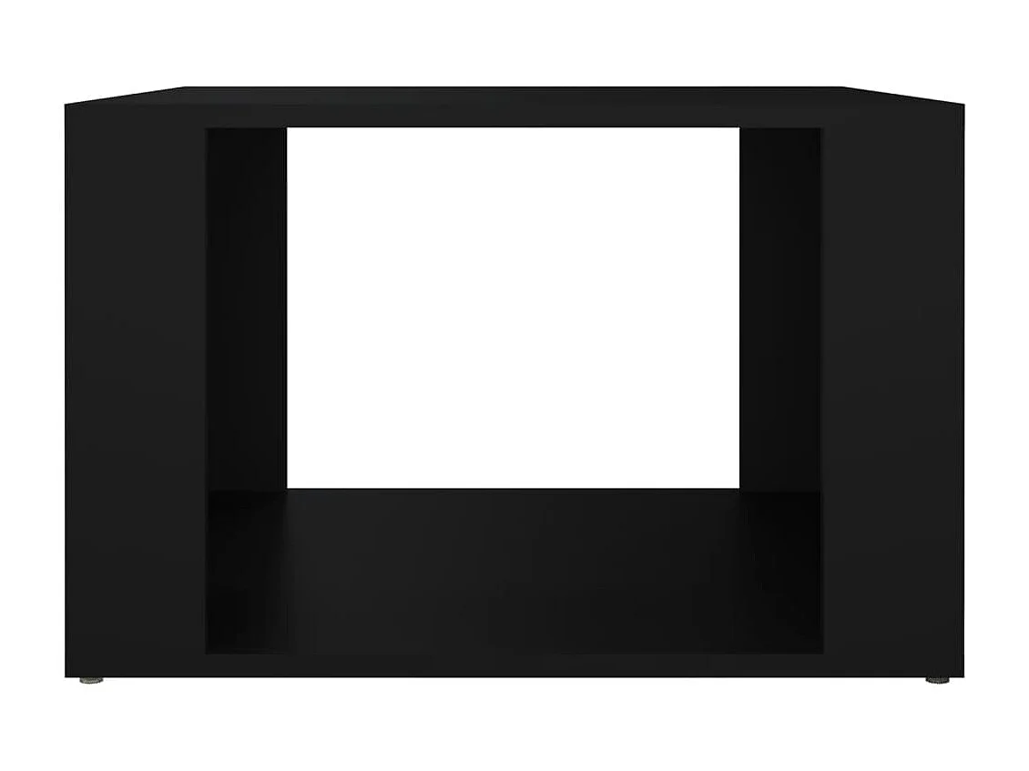 Mesa de cabeceira 57x55x36 derivados de madeira preto PT84277