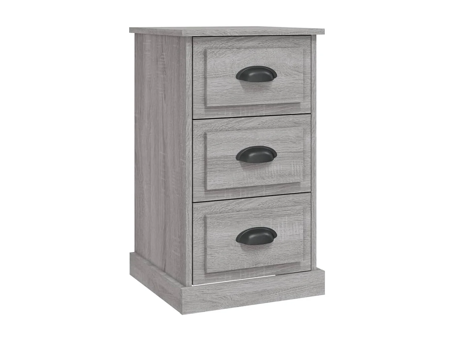 Table de chevet sonoma gris 39x39x67 cm bois d'ingénierie KEFWE20062