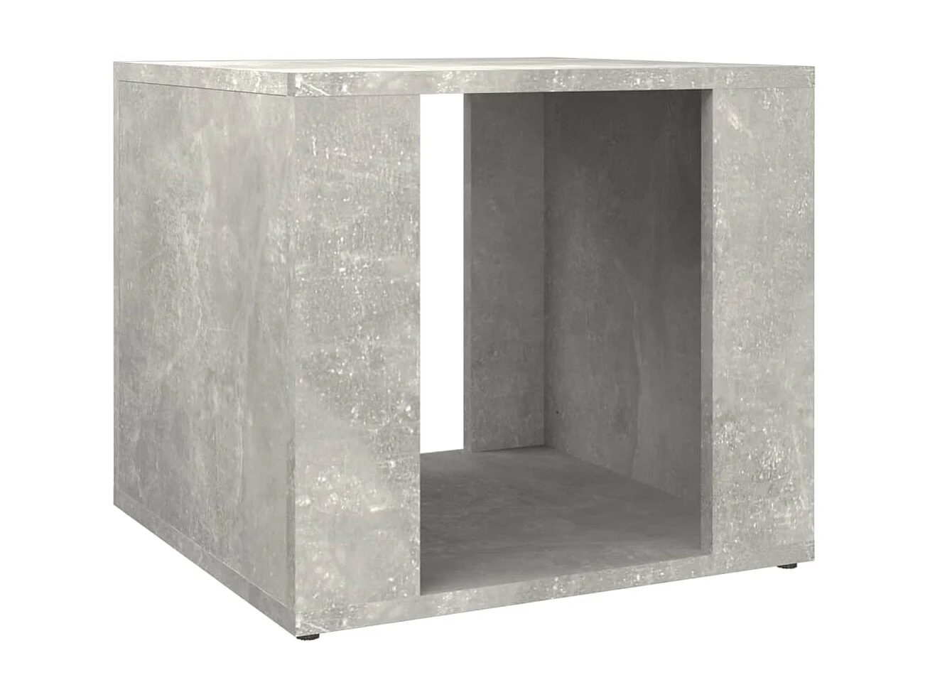 Table de chevet Gris béton 41x40x36 cm Bois d'ingénierie KEFWE92533