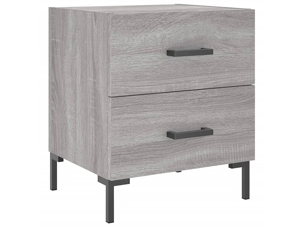 Mesa cabeceira 40x35x47,5 cm derivados madeira sonoma cinza PT13964