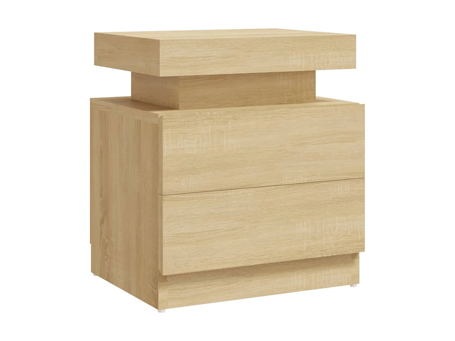 Table de chevet Chêne sonoma 45x35x52 cm Aggloméré KEFWE44275