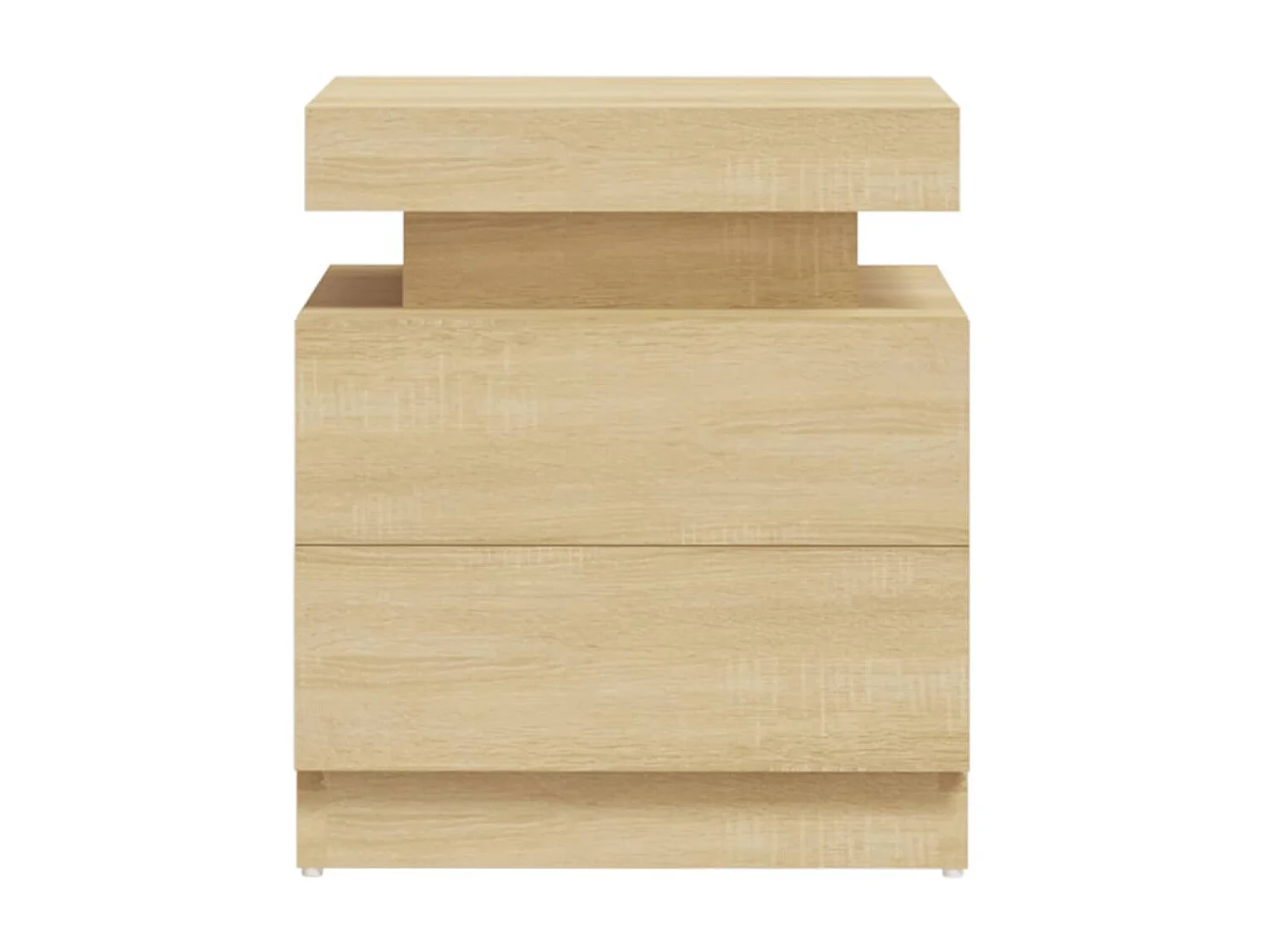 Table de chevet Chêne sonoma 45x35x52 cm Aggloméré KEFWE44275