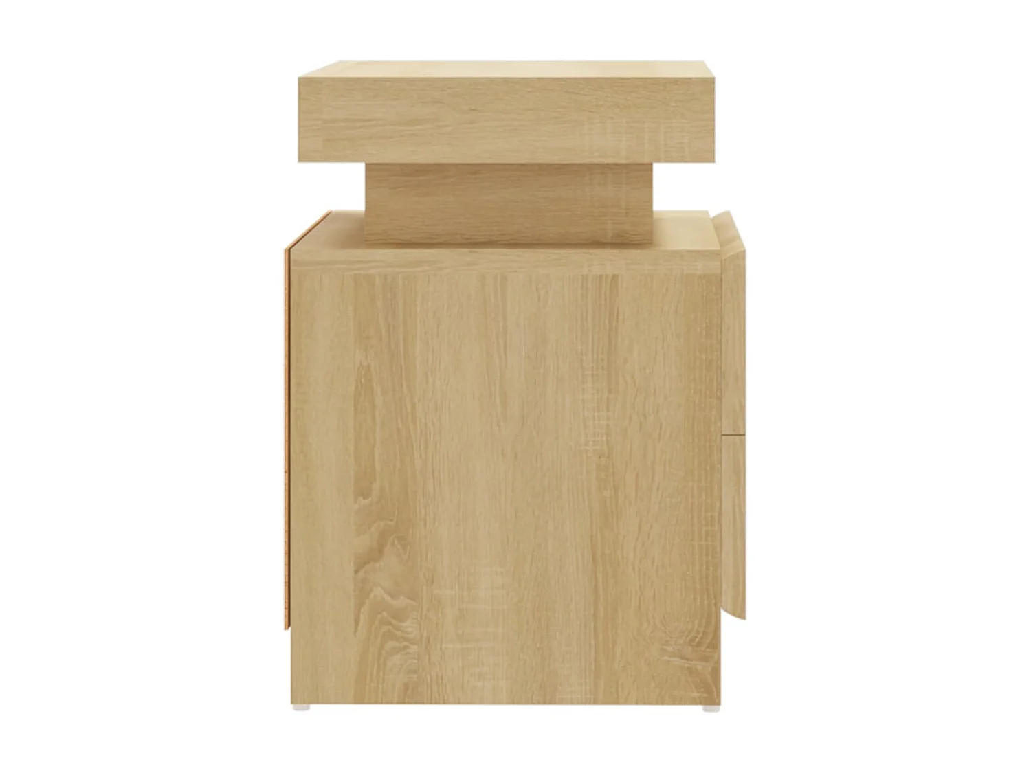 Table de chevet Chêne sonoma 45x35x52 cm Aggloméré KEFWE44275