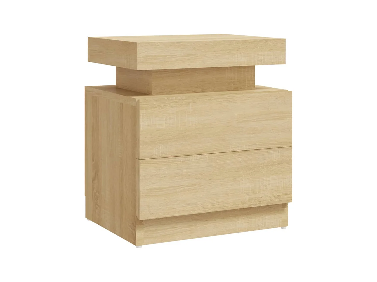 Table de chevet Chêne sonoma 45x35x52 cm Aggloméré KEFWE44275