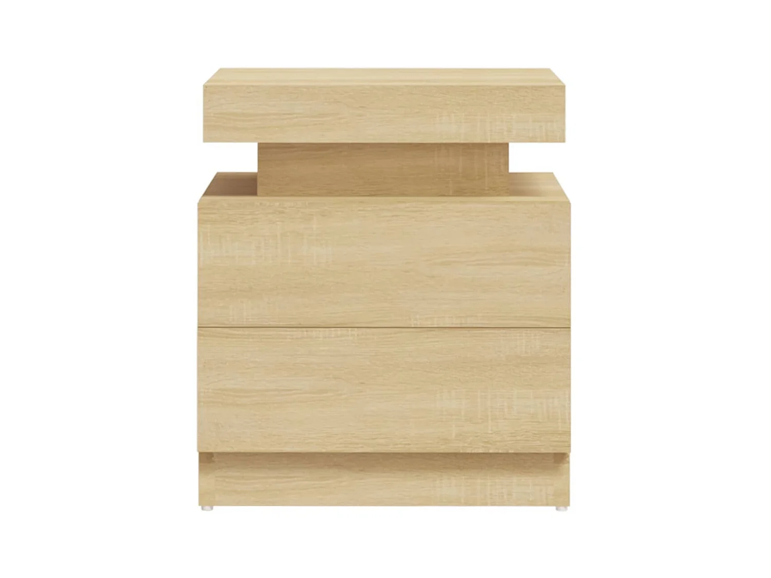 Table de chevet Chêne sonoma 45x35x52 cm Aggloméré KEFWE44275