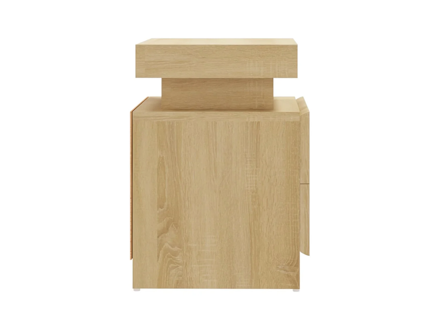 Table de chevet Chêne sonoma 45x35x52 cm Aggloméré KEFWE44275