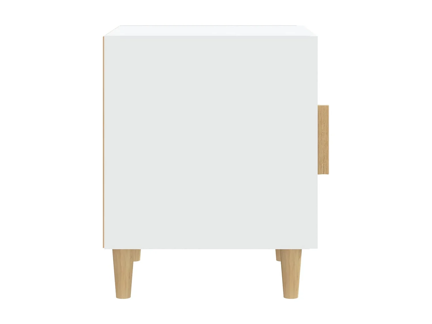 Table de chevet Blanc Bois d'ingénierie KEFWE20559