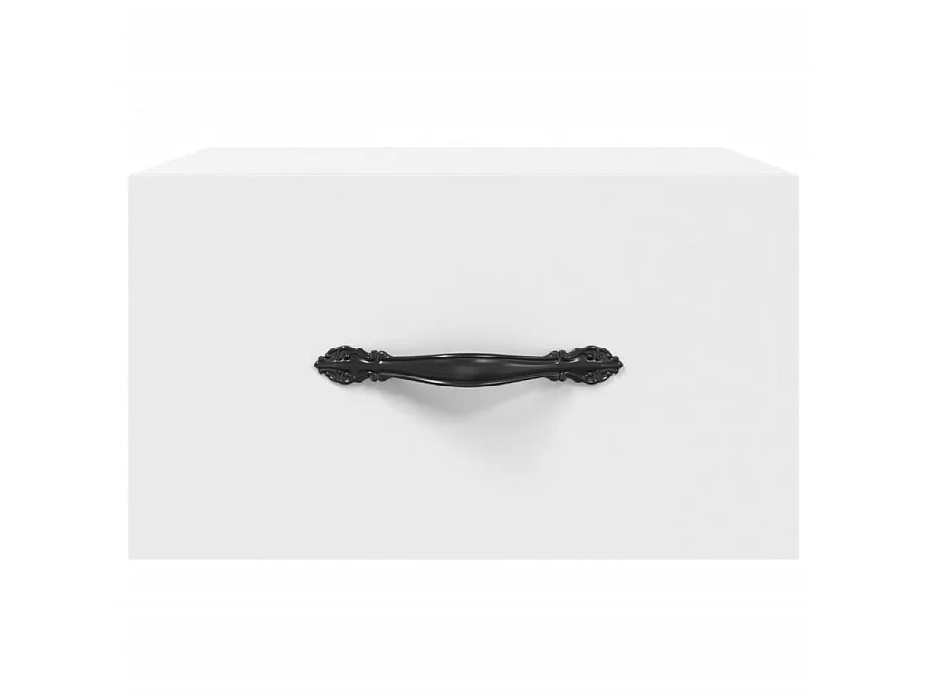 Mesita de noche de pared blanco 35x35x20 cm ES65439