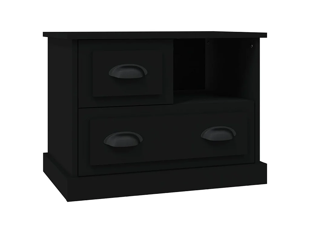 Nachtkastje 60x39x45 cm zwart NL72268