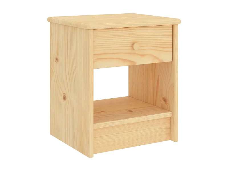 Nachtkastje 35x30x40 cm massief grenenhout naturel NL10204