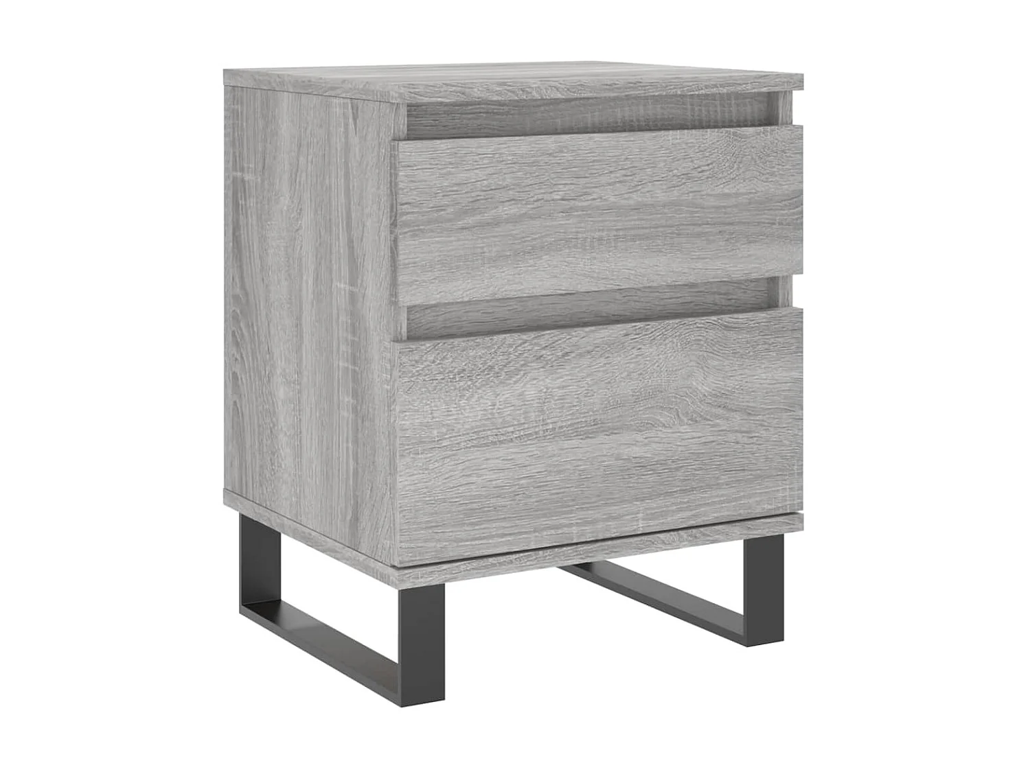 Table de chevet sonoma gris 40x35x50 cm bois d'ingénierie QPD46934