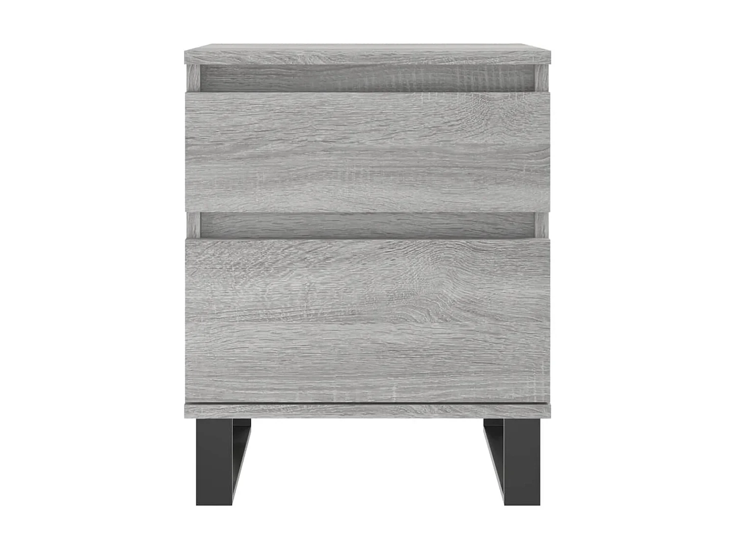 Table de chevet sonoma gris 40x35x50 cm bois d'ingénierie QPD46934