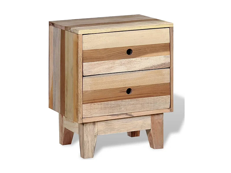 Table de chevet Bois de récupération massif KEFWE53907