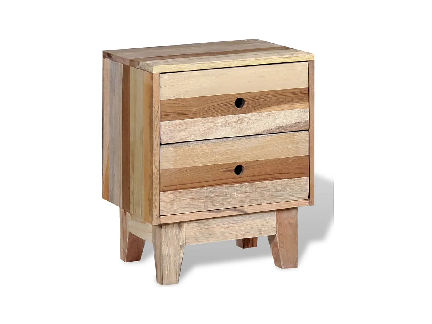 Table de chevet Bois de récupération massif KEFWE53907