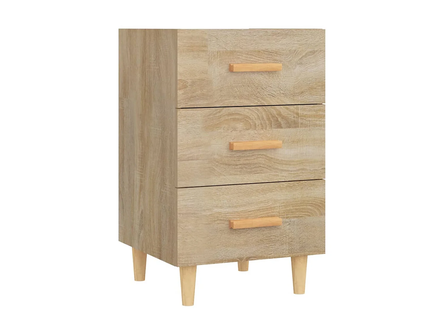 Table de chevet chêne sonoma 40x40x66 cm bois d'ingénierie KEFWE25939