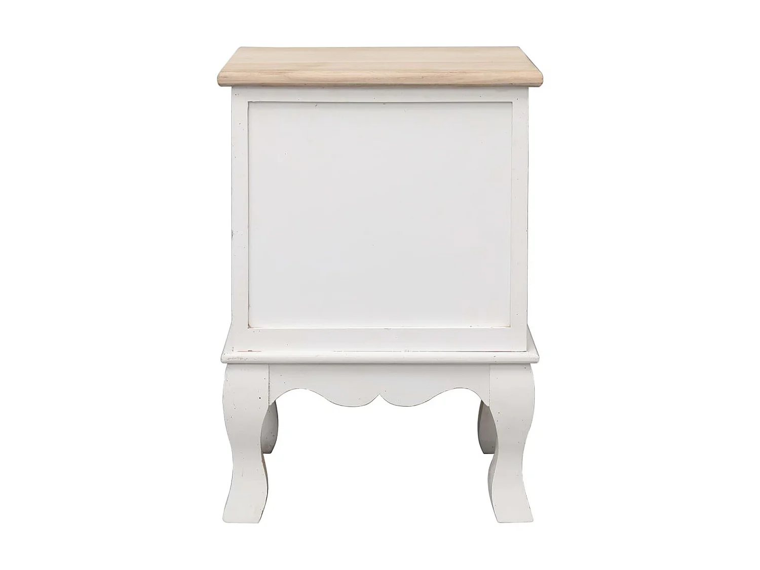 Mesita de noche madera de Paulownia 35x30x50 cm ES356575