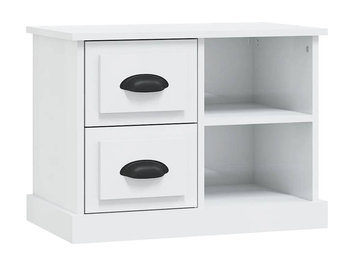 Nachtkastje 60x35,5x45 cm hoogglans wit NL21400