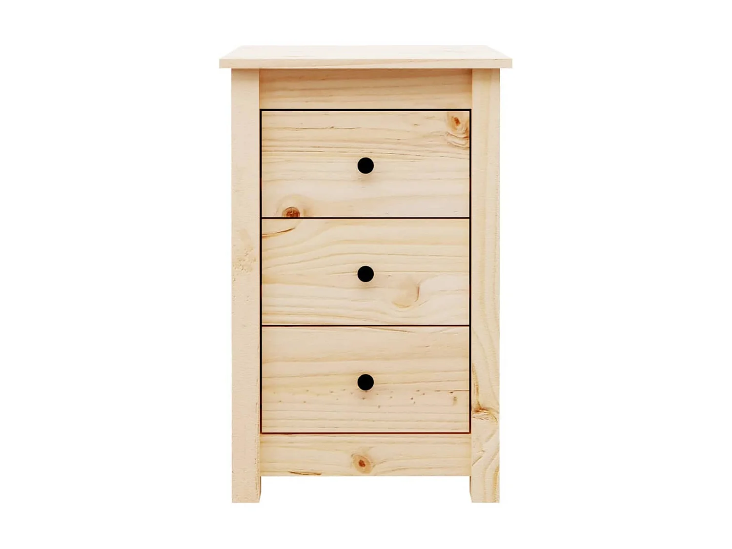 Table de chevet 40x35x61,5 cm Bois de pin massif KEFWE94176