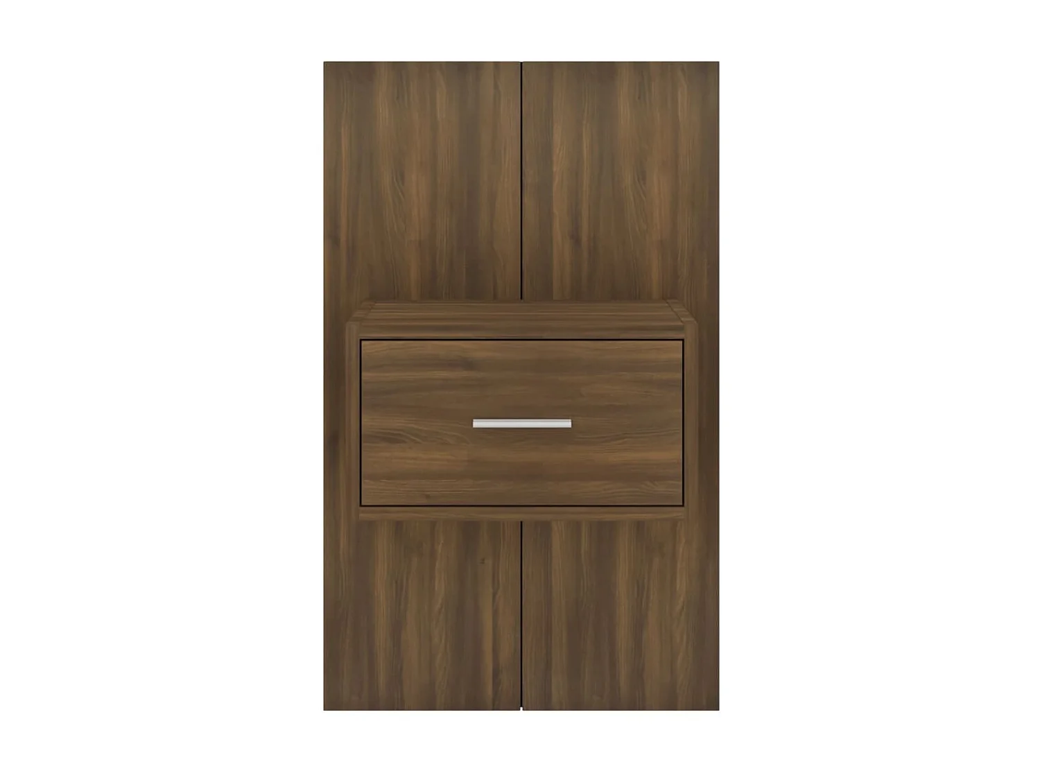 Mesa de cabeceira montagem na parede carvalho castanho PT20513