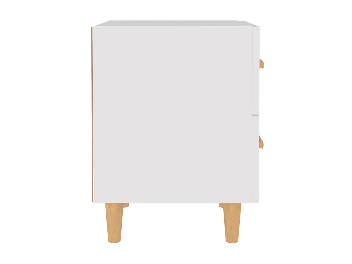 Table de chevet Blanc 40x35x47,5 cm KEFWE67539