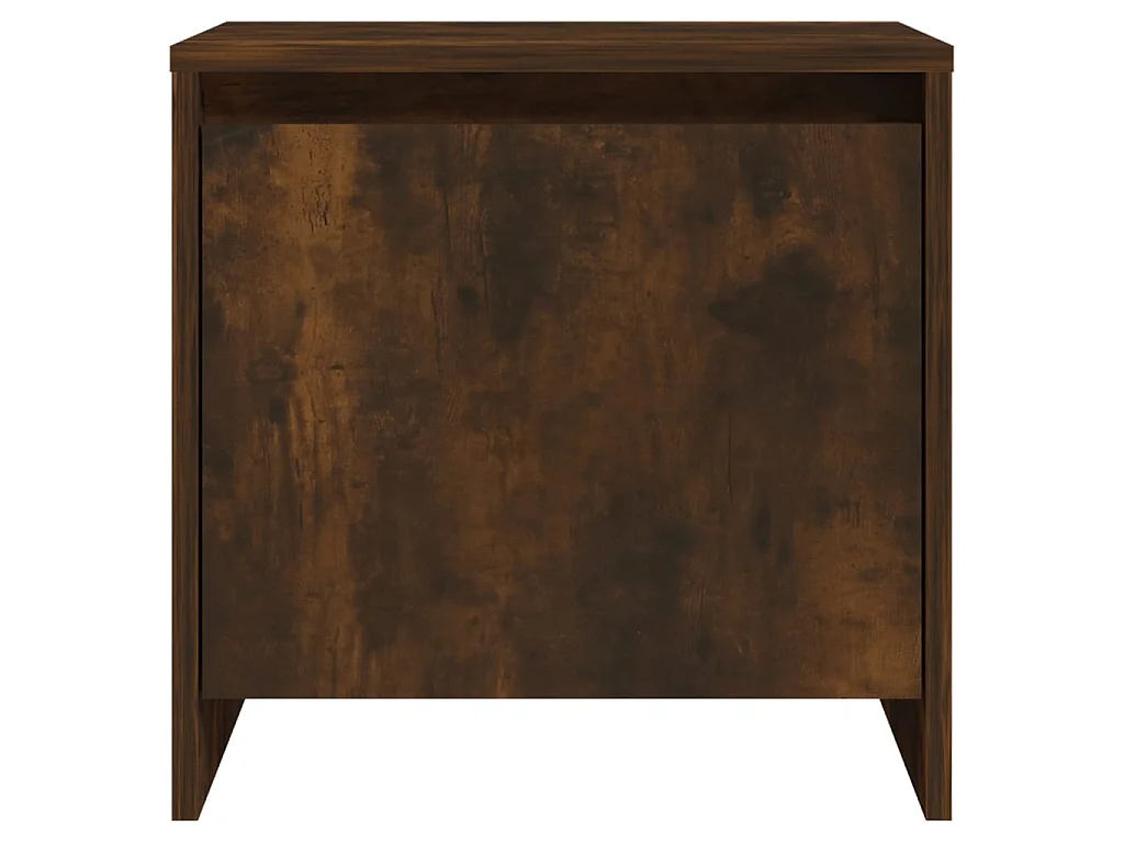 Nachtkastje 45x34x44,5 cm bewerkt hout gerookt eikenkleurig NL43128