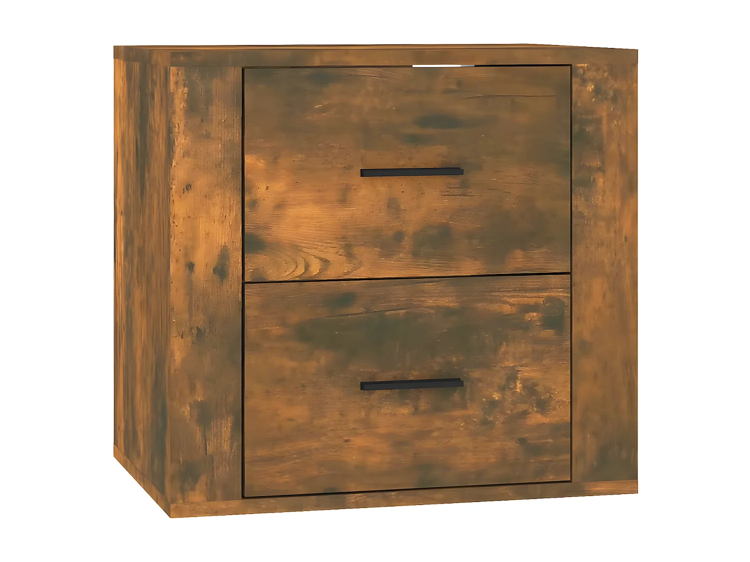 Mesa de cabeceira de parede 50x36x47 cm carvalho fumado PT38252