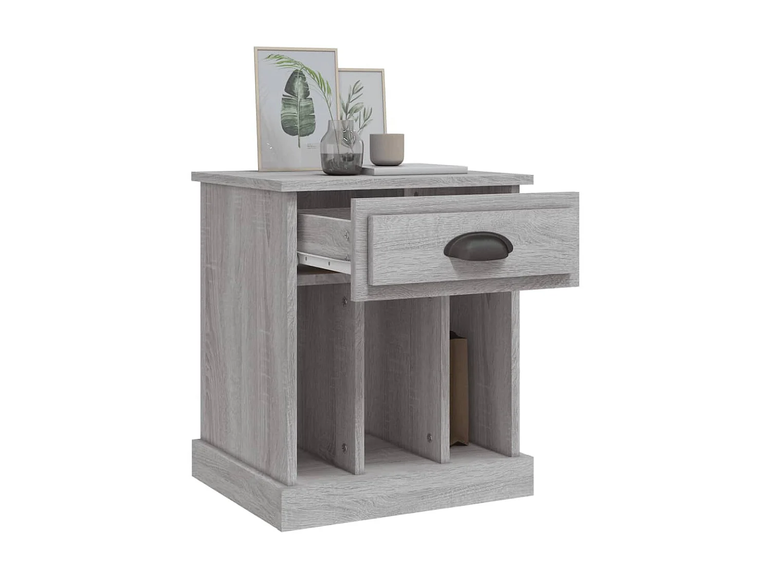 Table de chevet sonoma gris 43x36x50 cm KEFWE68966