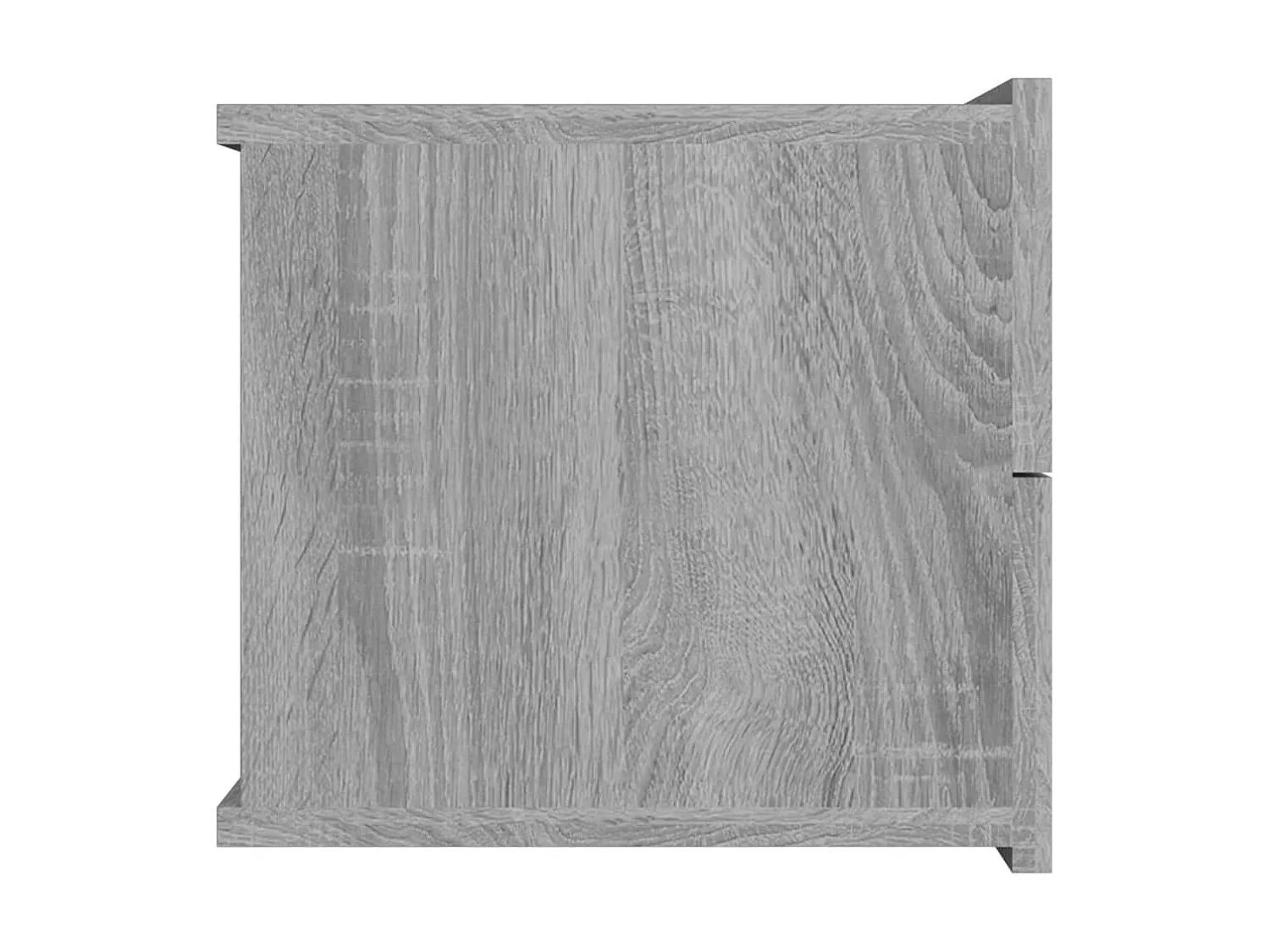 Mesita de noche madera contrachapada gris Sonoma 40x30x30 cm ES62927