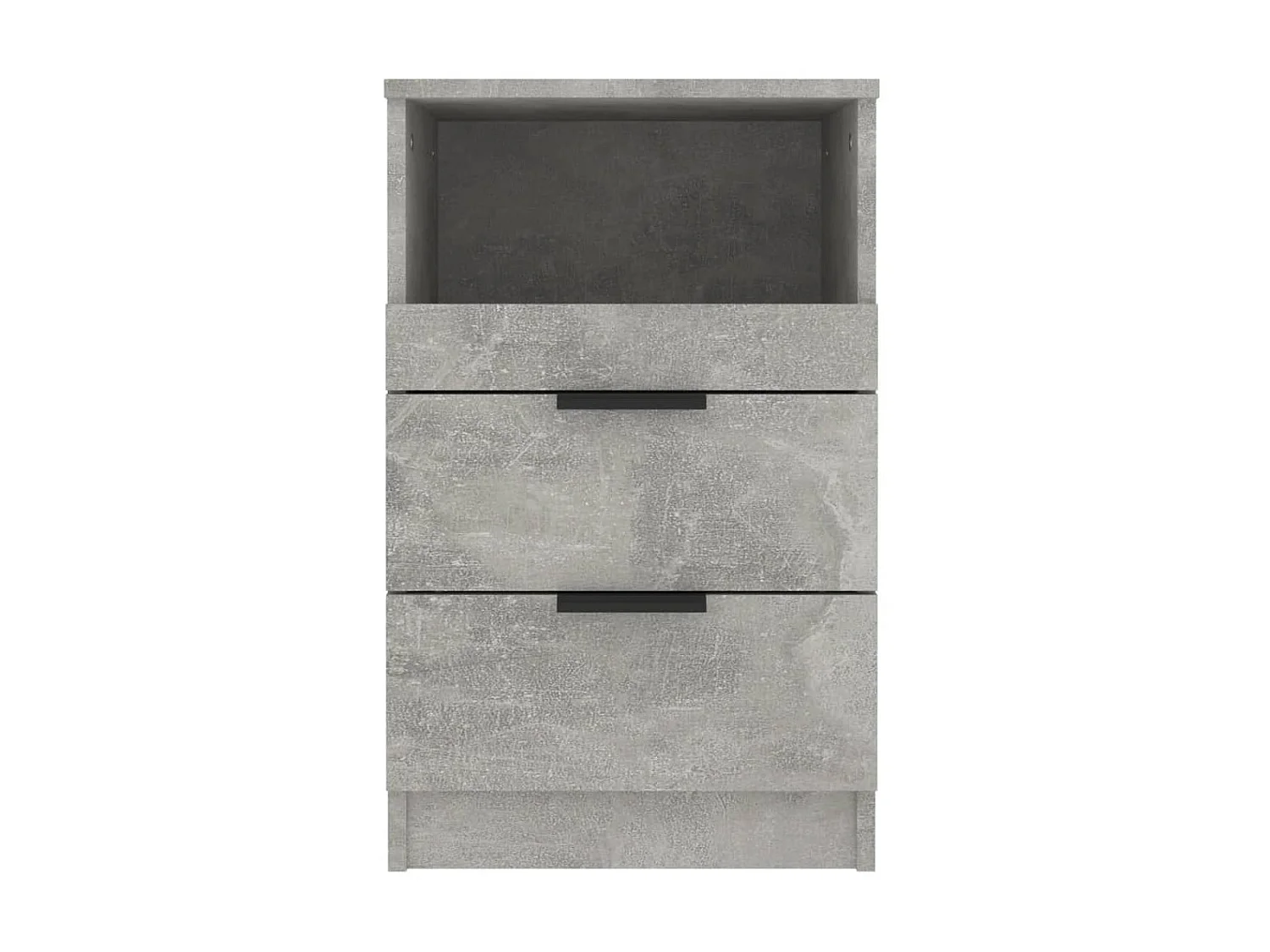 Table de chevet Gris béton Bois d'ingénierie KEFWE71953