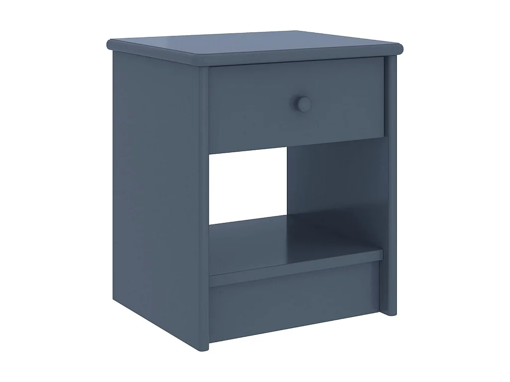 Table de chevet Gris clair 35x30x40 cm Bois de pin massif KEFWE78536