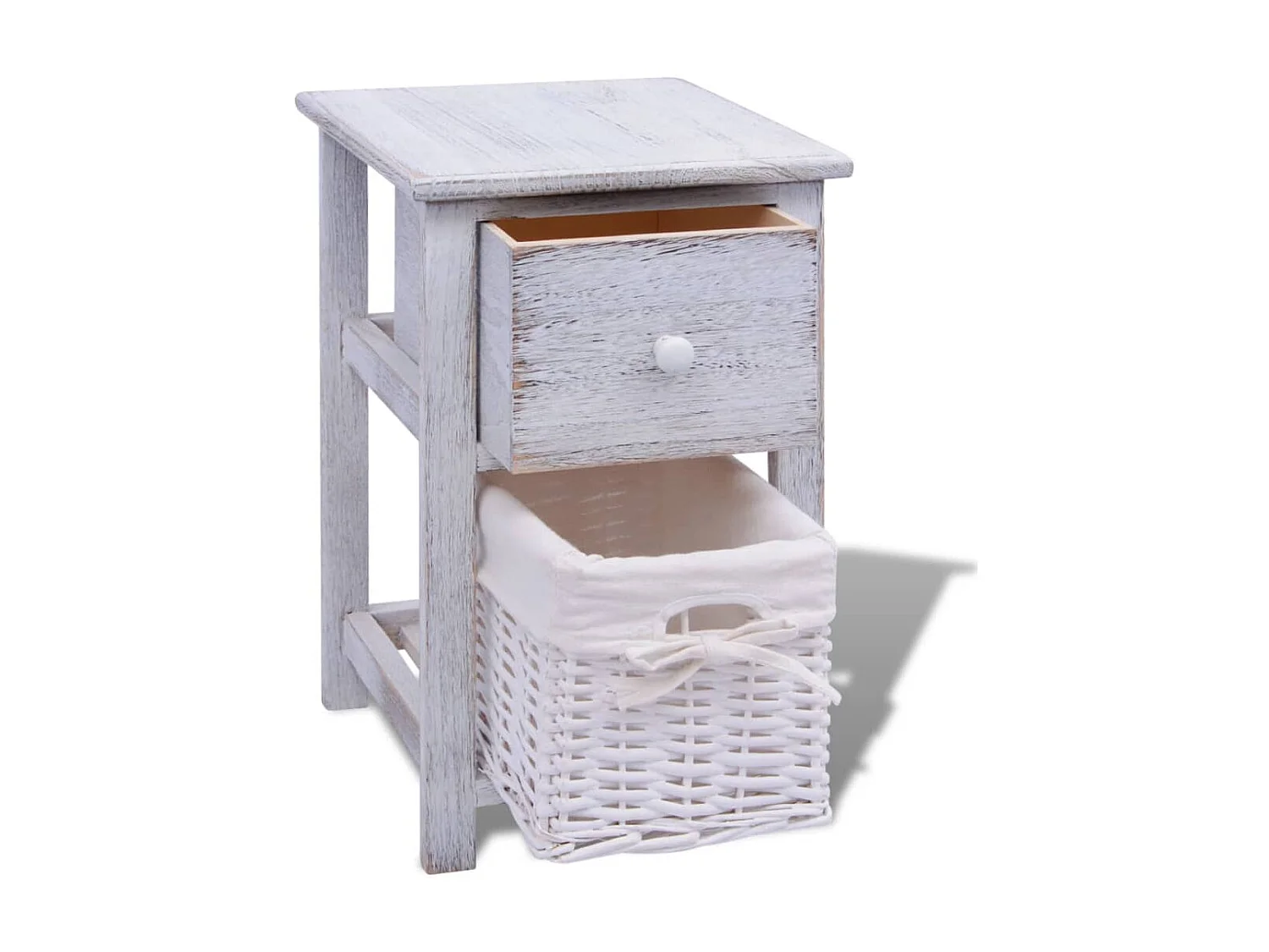 Table de chevet Bois Blanc KEFWE22307